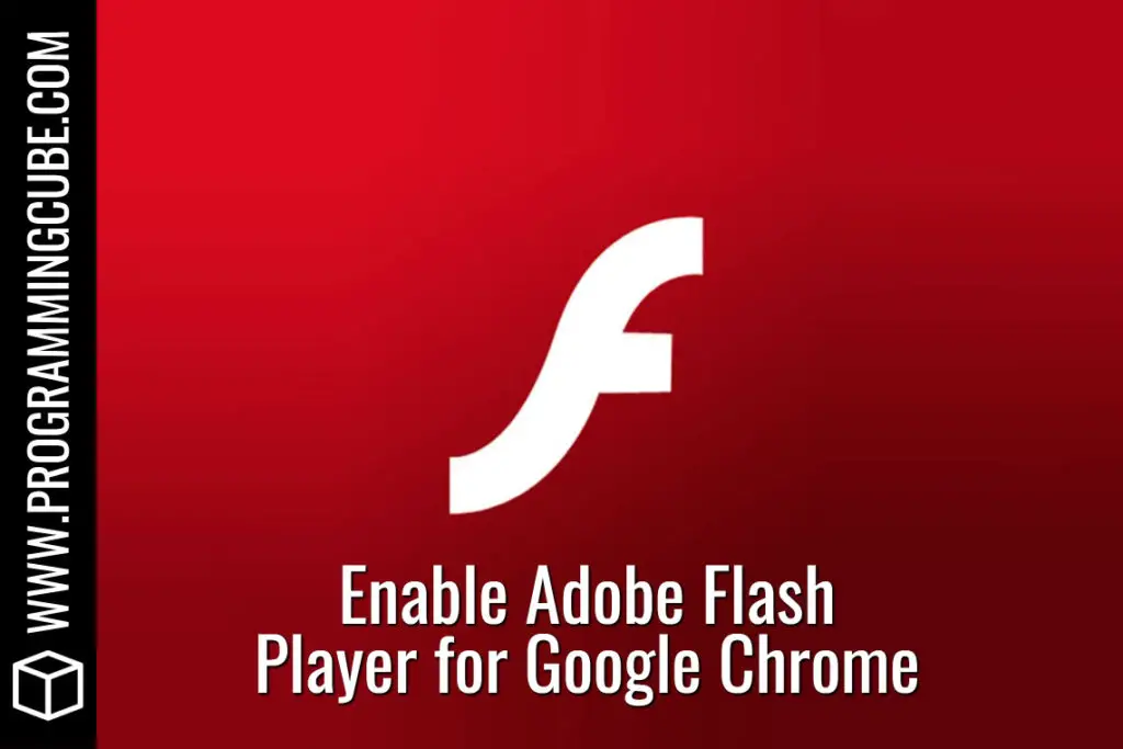 enable adobe flash player