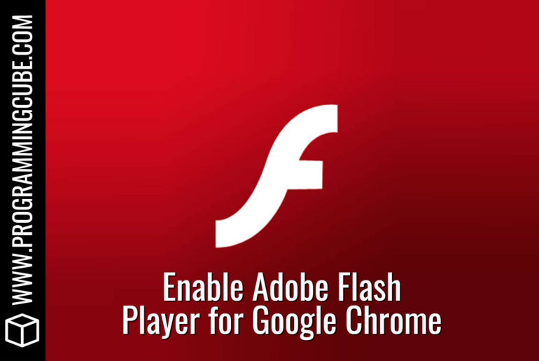 can i add adobe flash player in extension in chrome